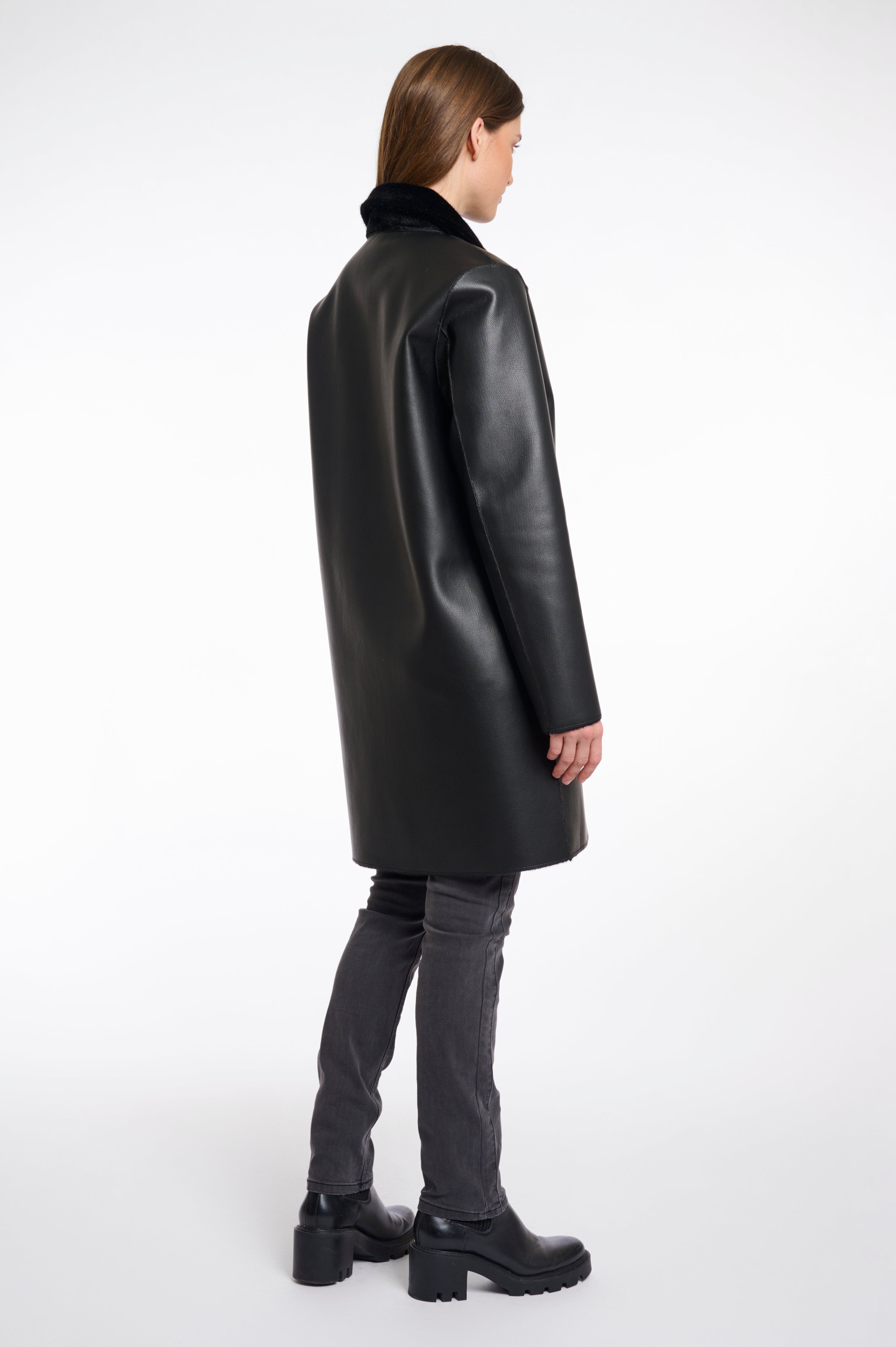 Cappotto donna art. Ivon Rino & Pelle Black