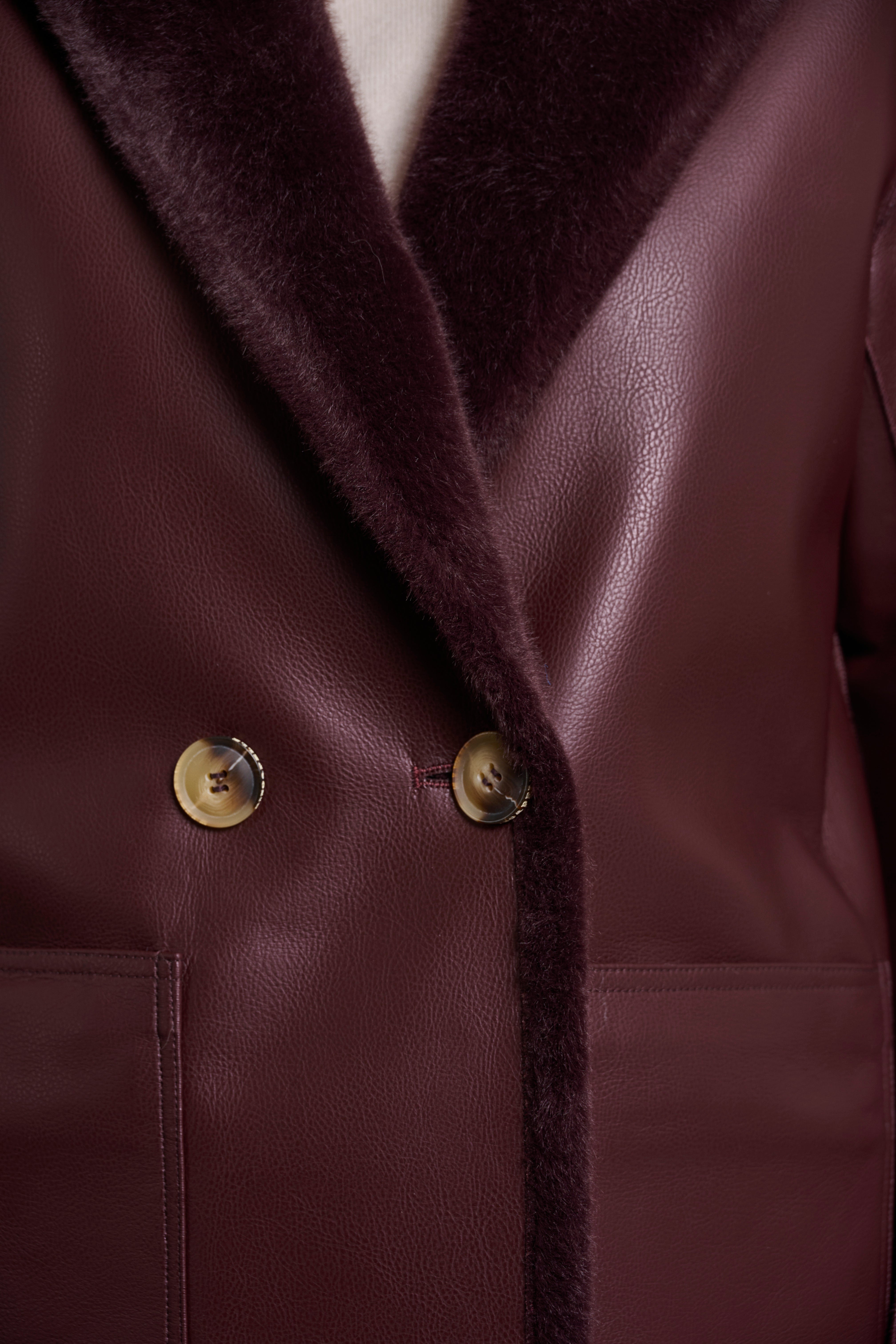 Cappotto donna art. Ivon Rino & Pelle Fudge cloak