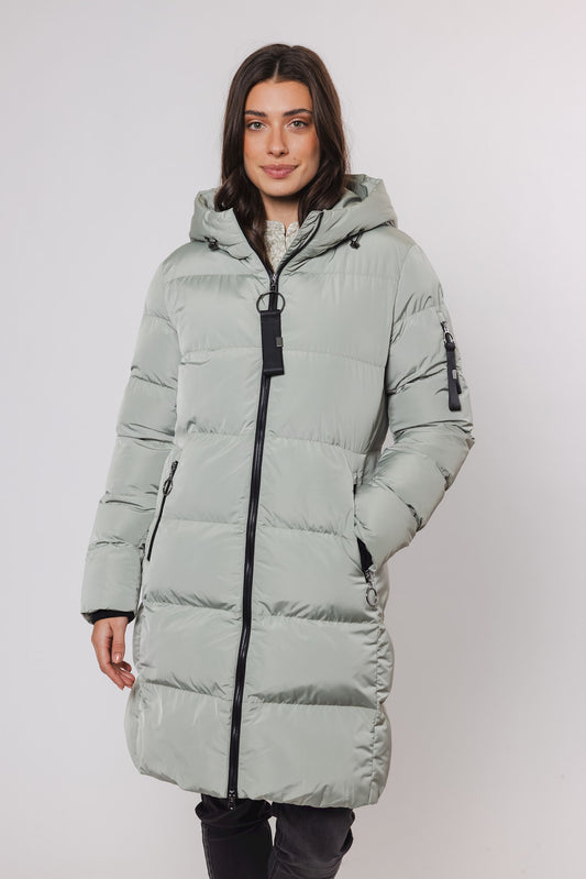 Cappotto Piumino JADE LONG PADDED HOODED COAT  Rino & Pelle Autunno Inverno 2024/25 Artichoke