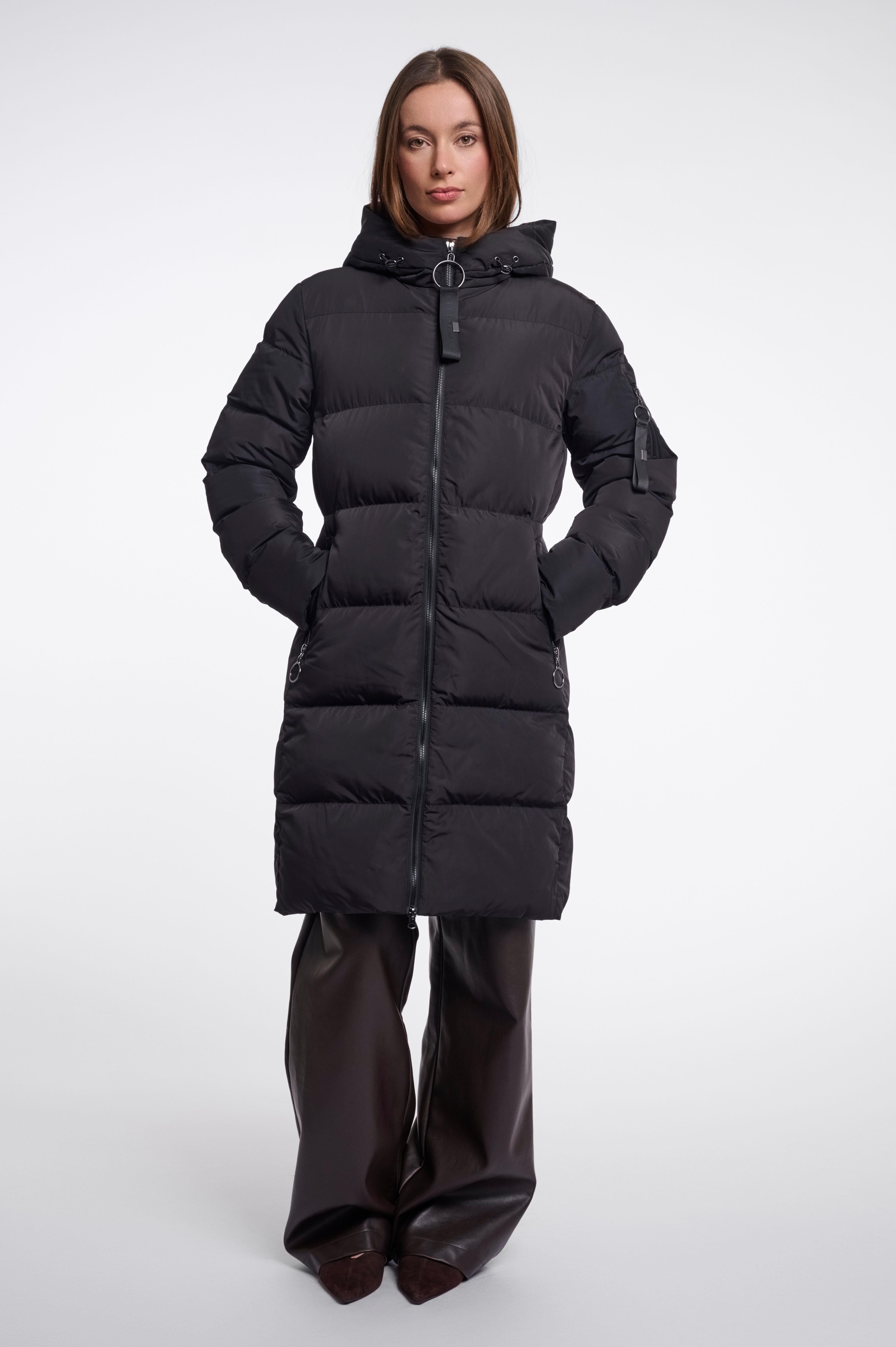Cappotto donna art. Jade Rino & Pelle Black