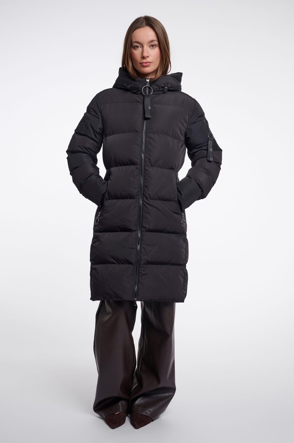 Cappotto donna art. Jade Rino & Pelle Black