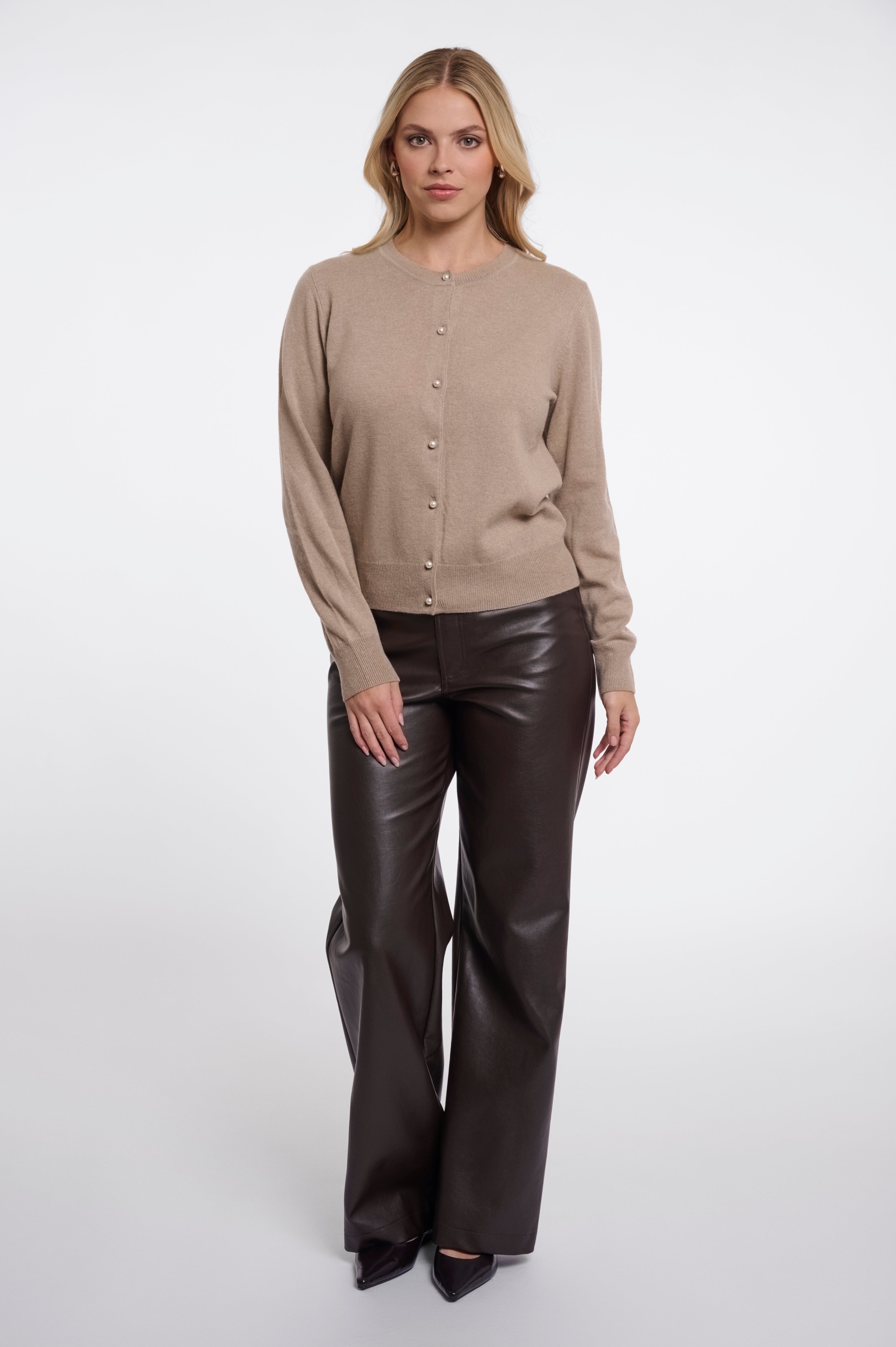 Cardigan donna art. Jager Rino & Pelle Sand