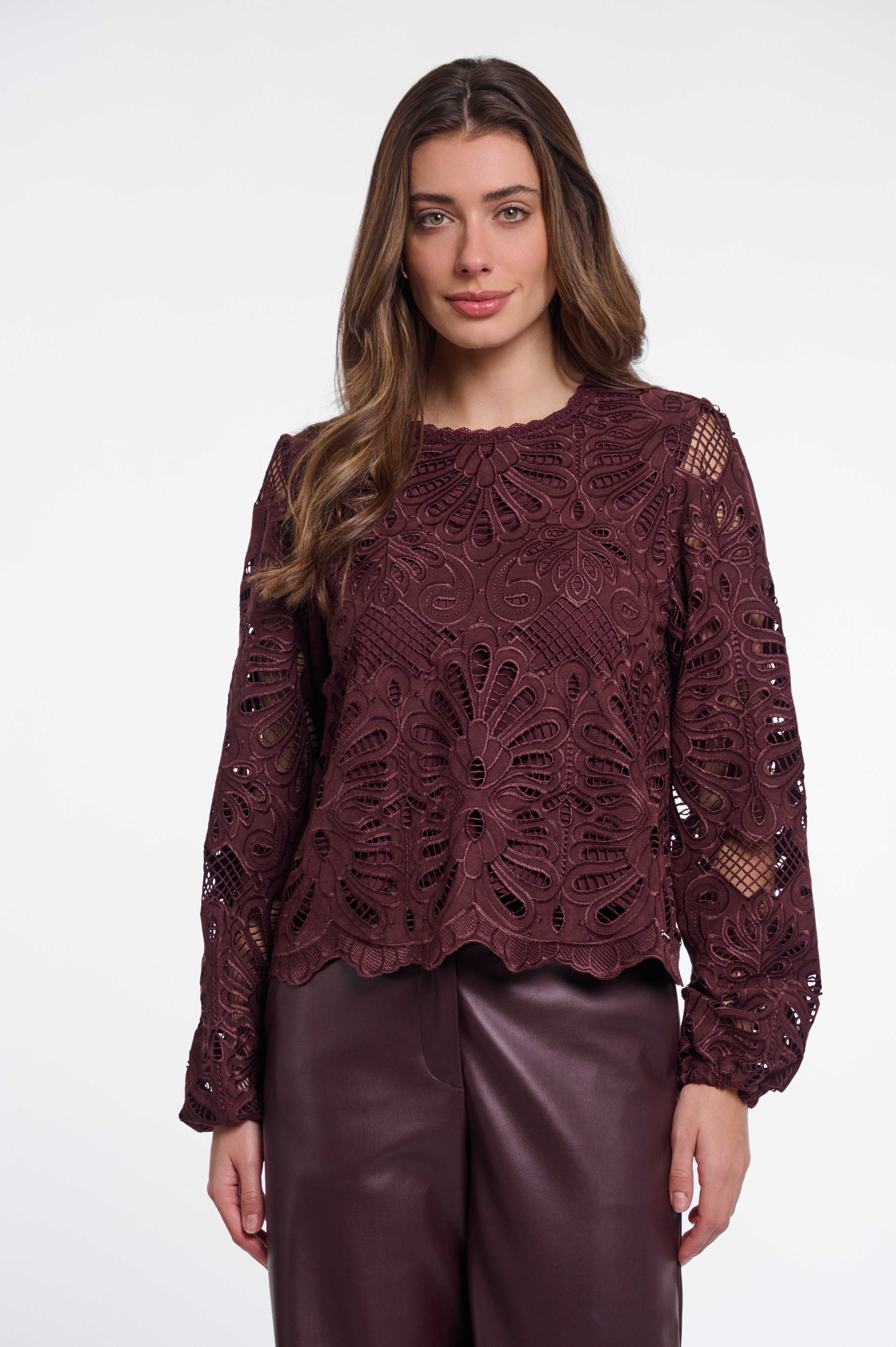 Camicia donna art. Jaike Rino & Pelle Chocolate bean