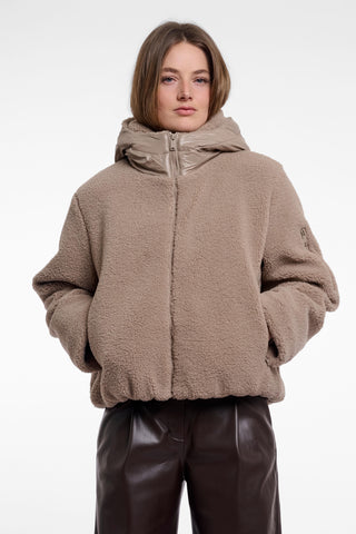 Giacca donna art. Jayla Rino & Pelle Mocha latte