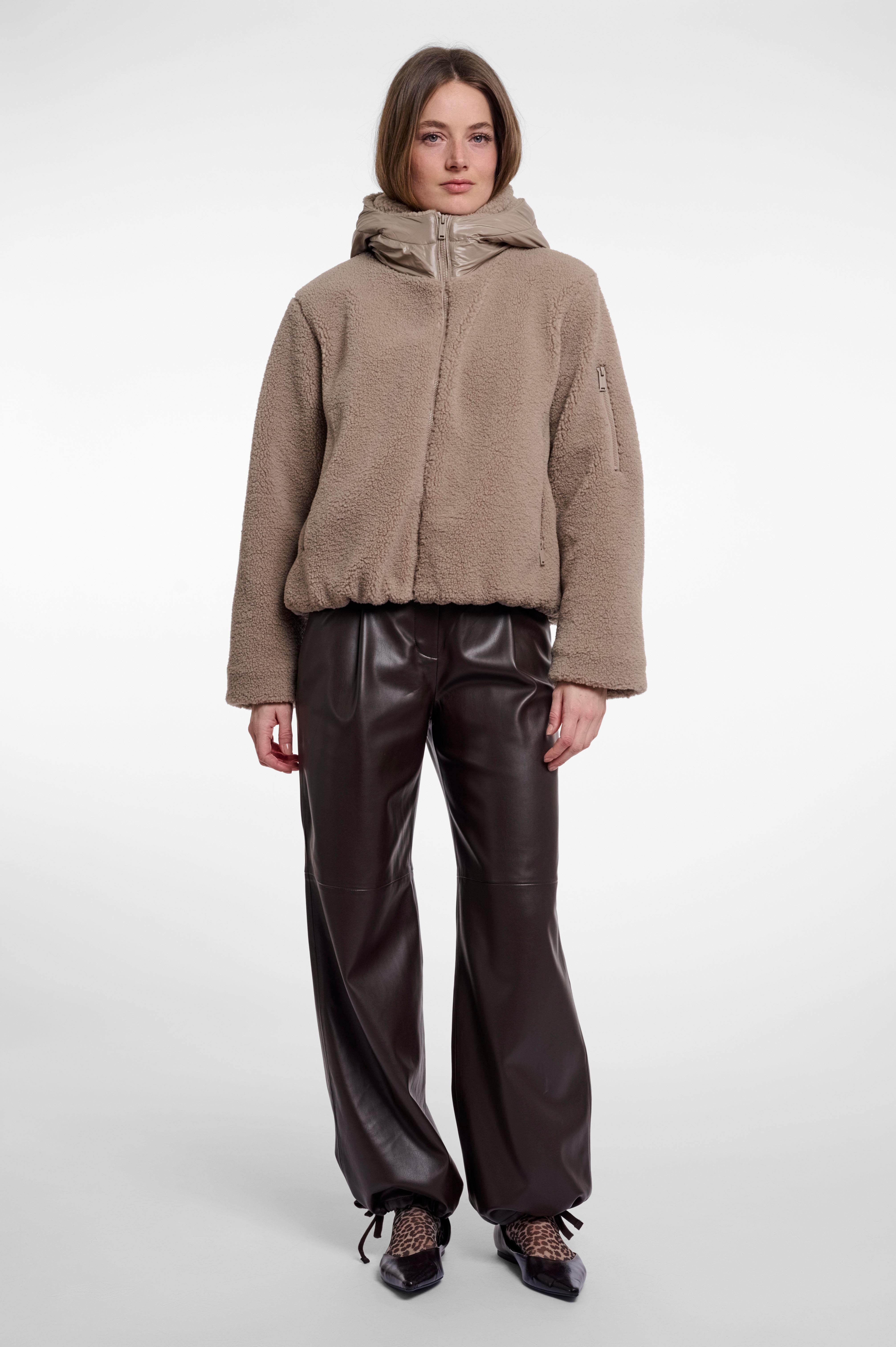 Giacca donna art. Jayla Rino & Pelle Mocha latte