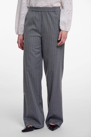 Pantaloni donna art. Joko regular Rino & Pelle Mid grey pinstripe