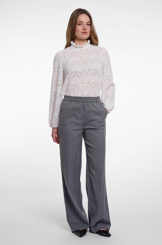 Pantaloni donna art. Joko regular Rino & Pelle Mid grey pinstripe