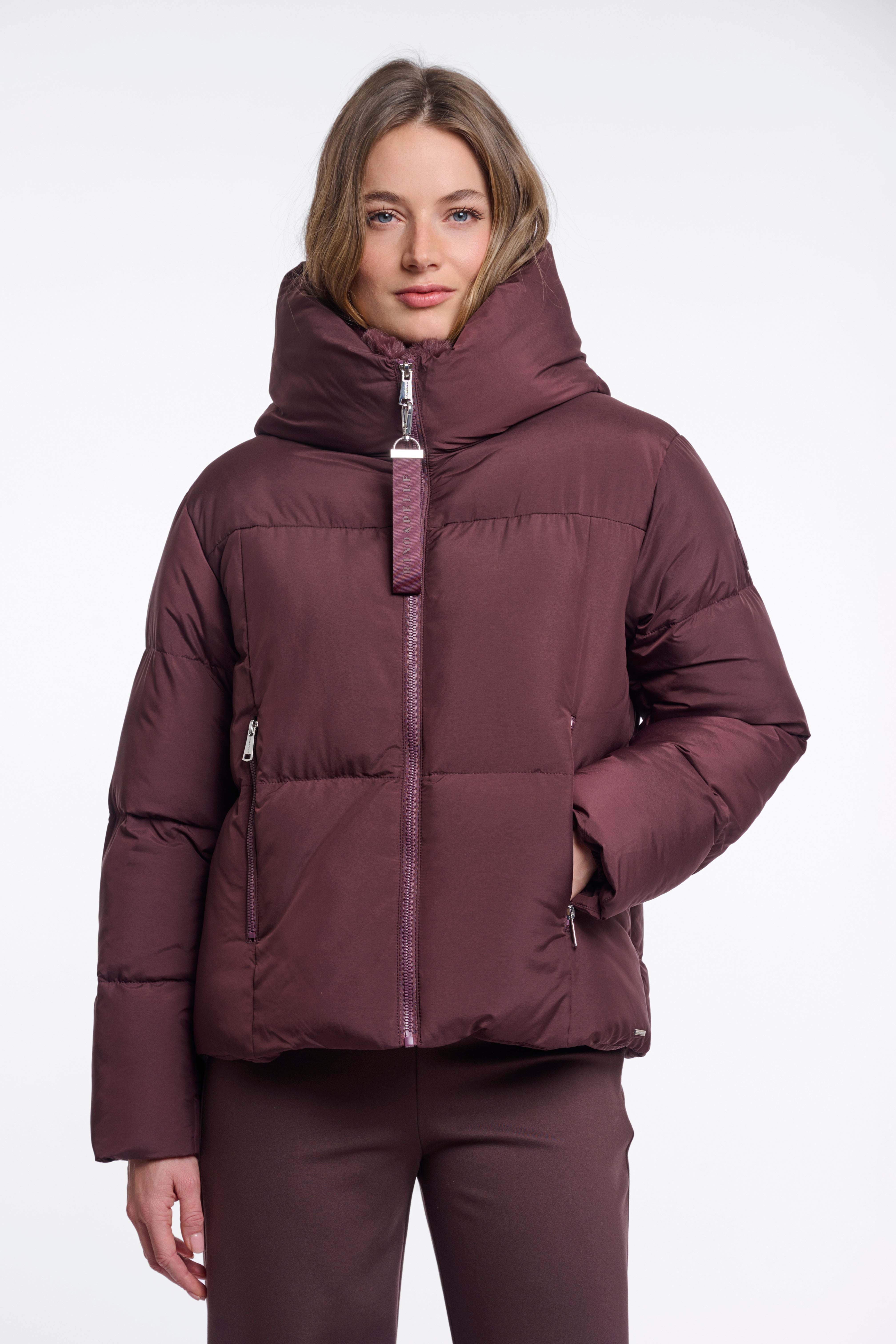 Piumino donna art. Joni Rino & Pelle Fudge cloak