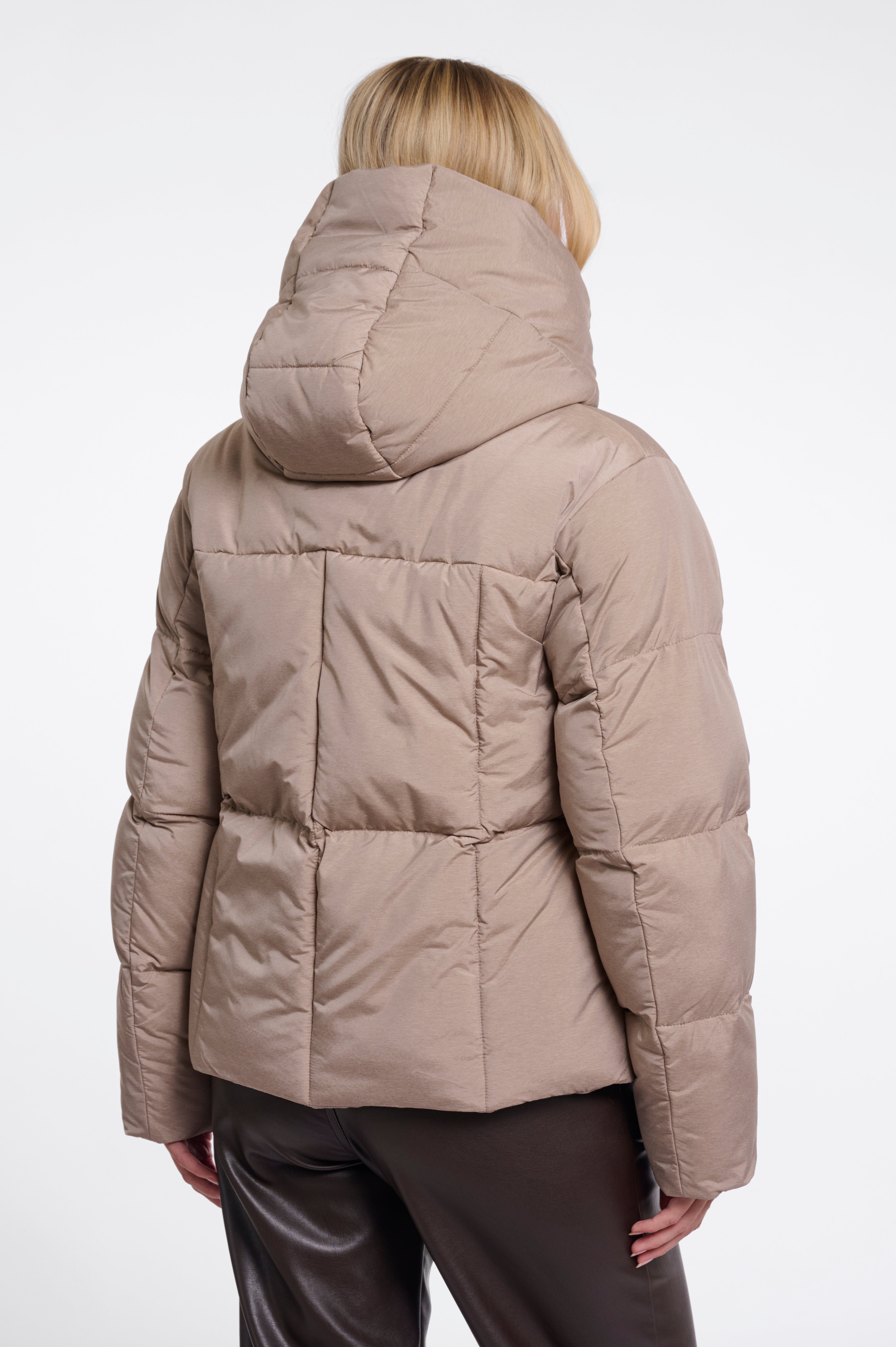 Piumino donna art. Joni Rino & Pelle Mocha latte