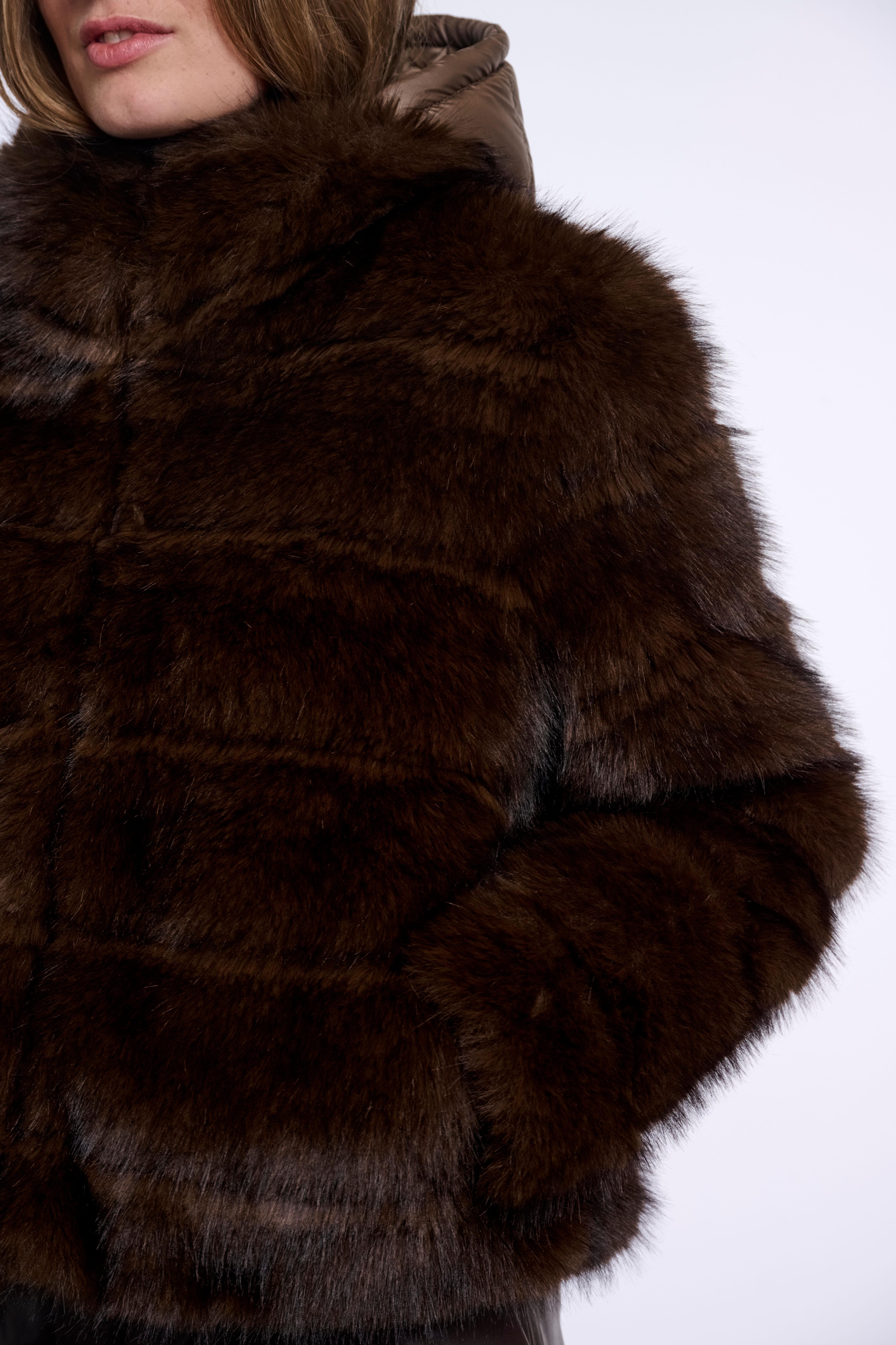 Giacca donna art. Joscha Rino & Pelle Dark brown