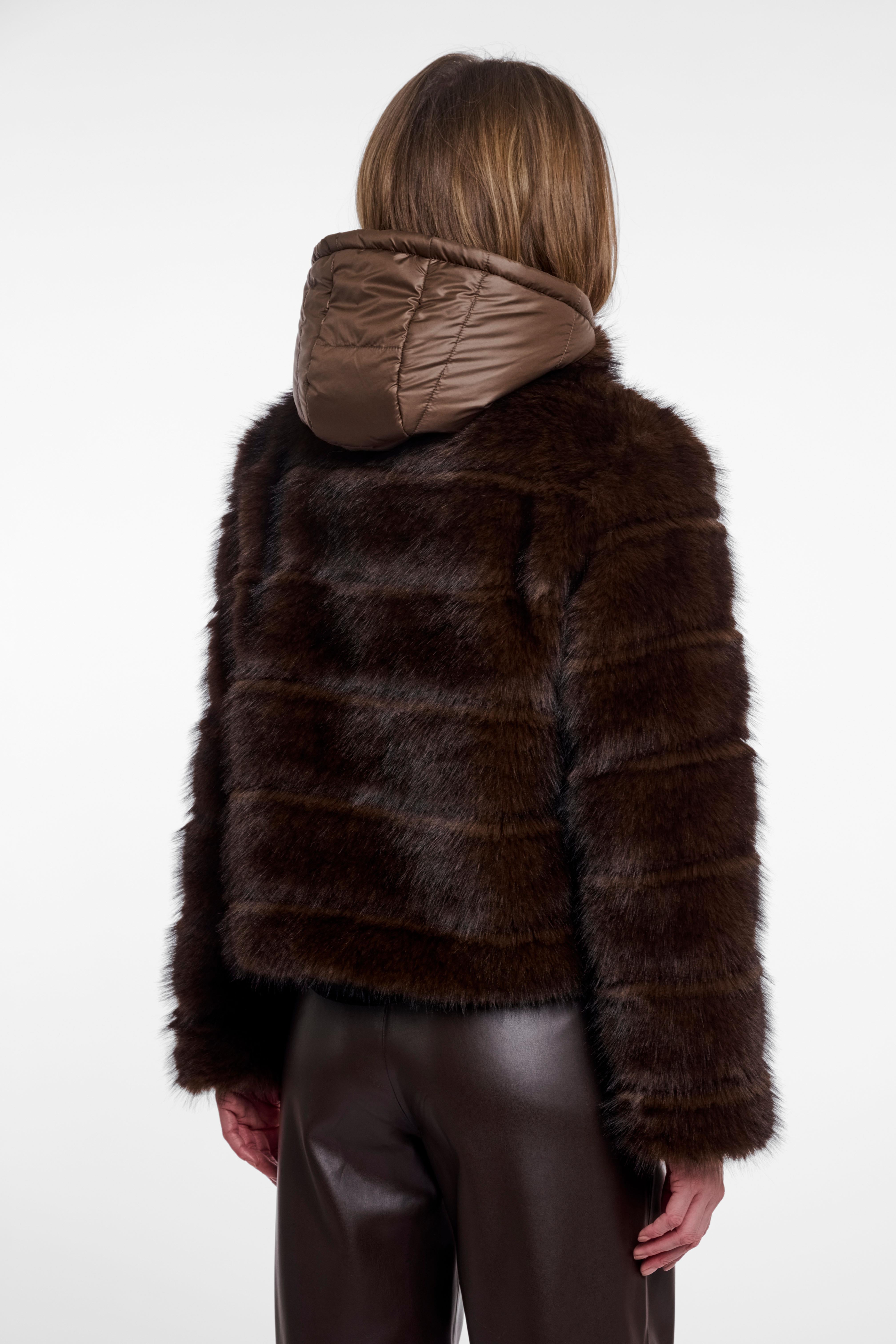 Giacca donna art. Joscha Rino & Pelle Dark brown