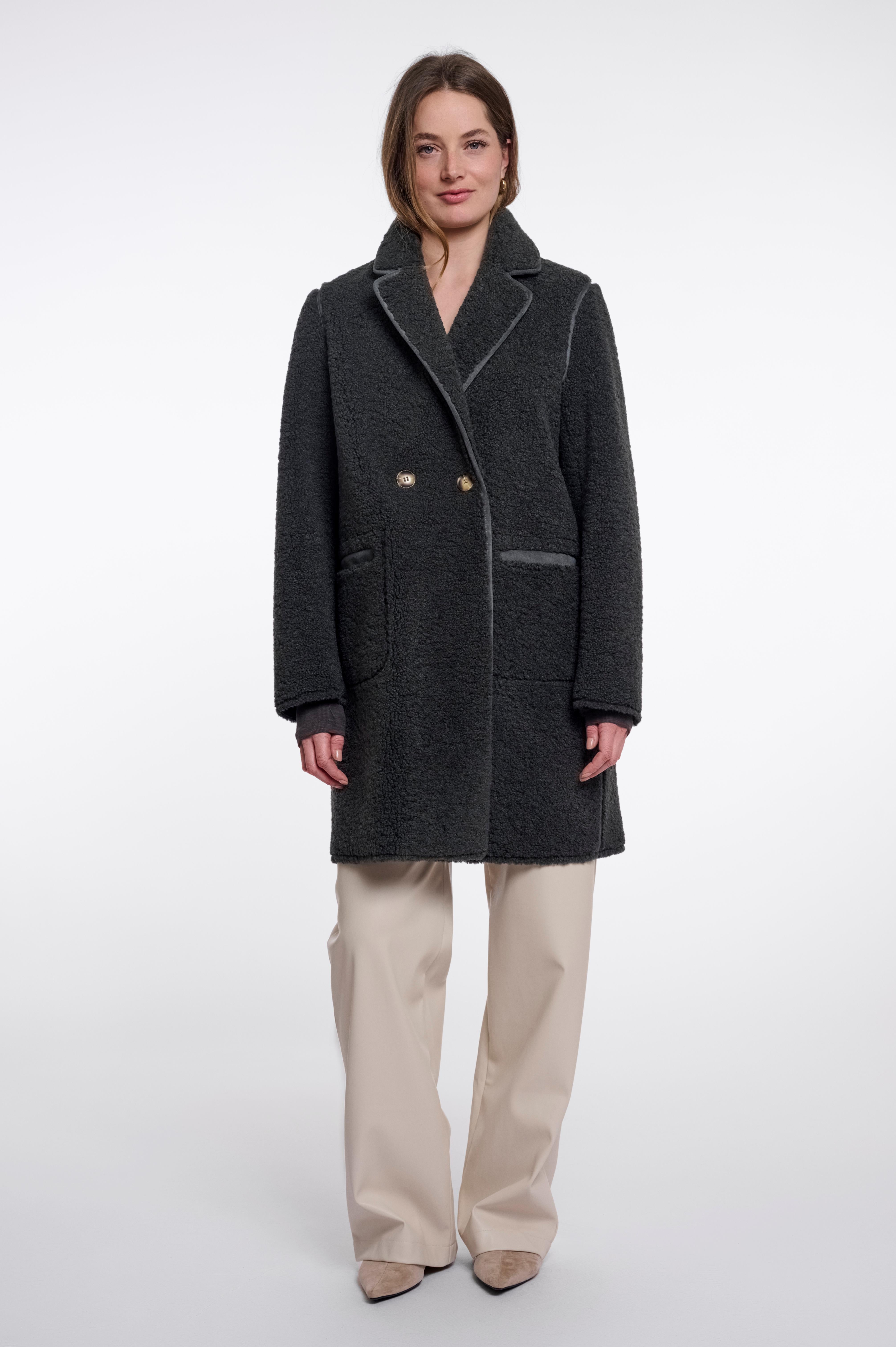 Cappotto donna art. Juna Rino & Pelle Urban teal