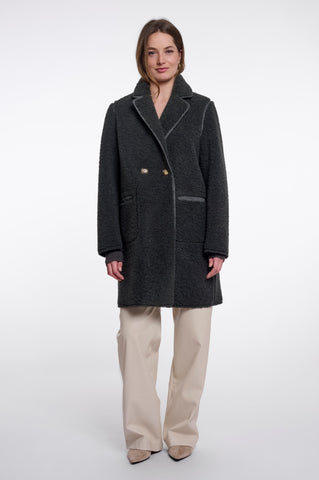 Cappotto donna art. Juna Rino & Pelle Urban teal