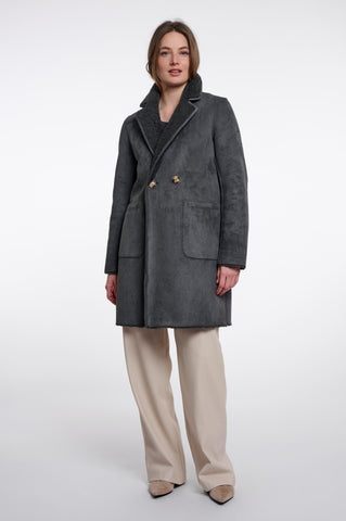 Cappotto donna art. Juna Rino & Pelle Urban teal