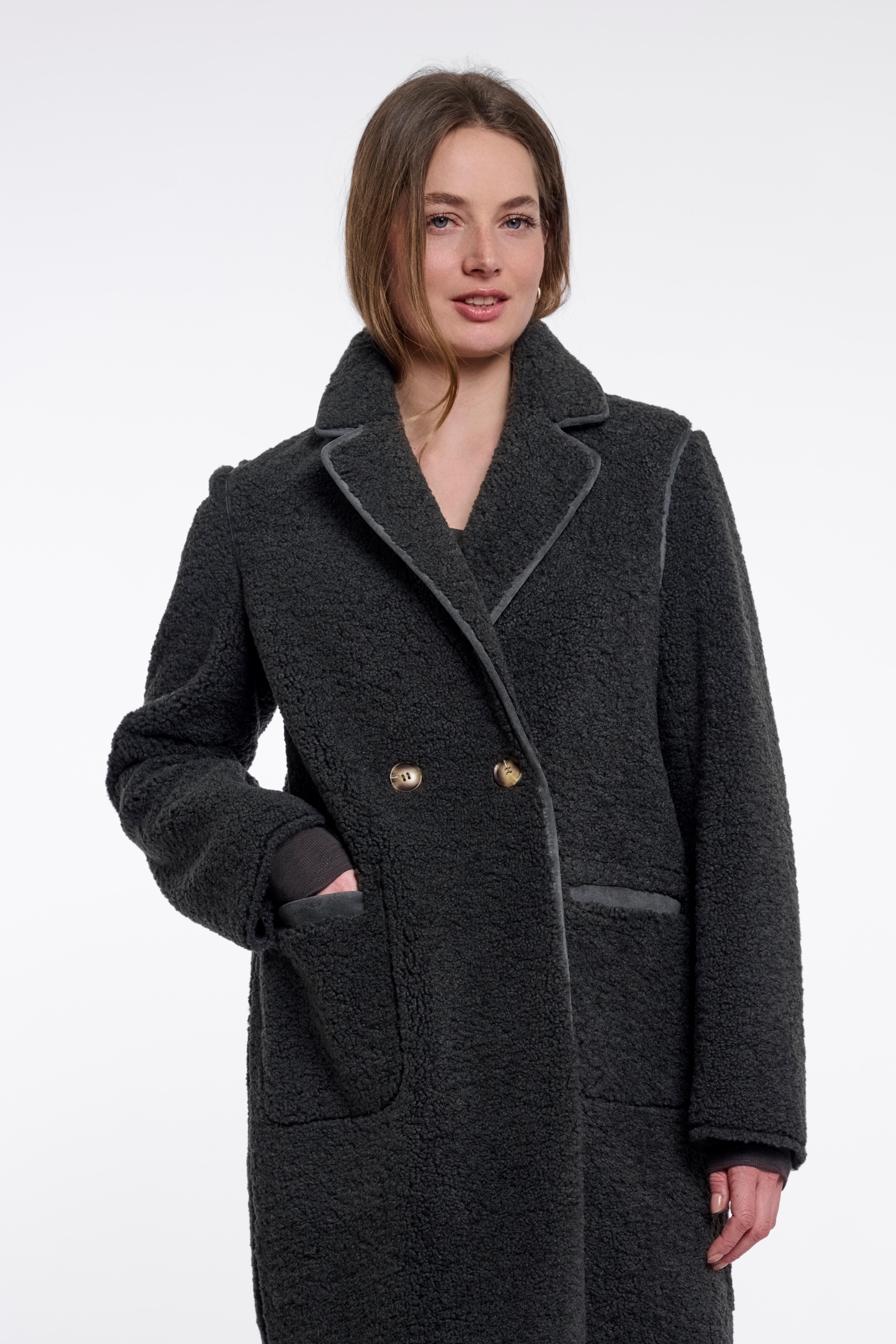 Cappotto donna art. Juna Rino & Pelle Urban teal