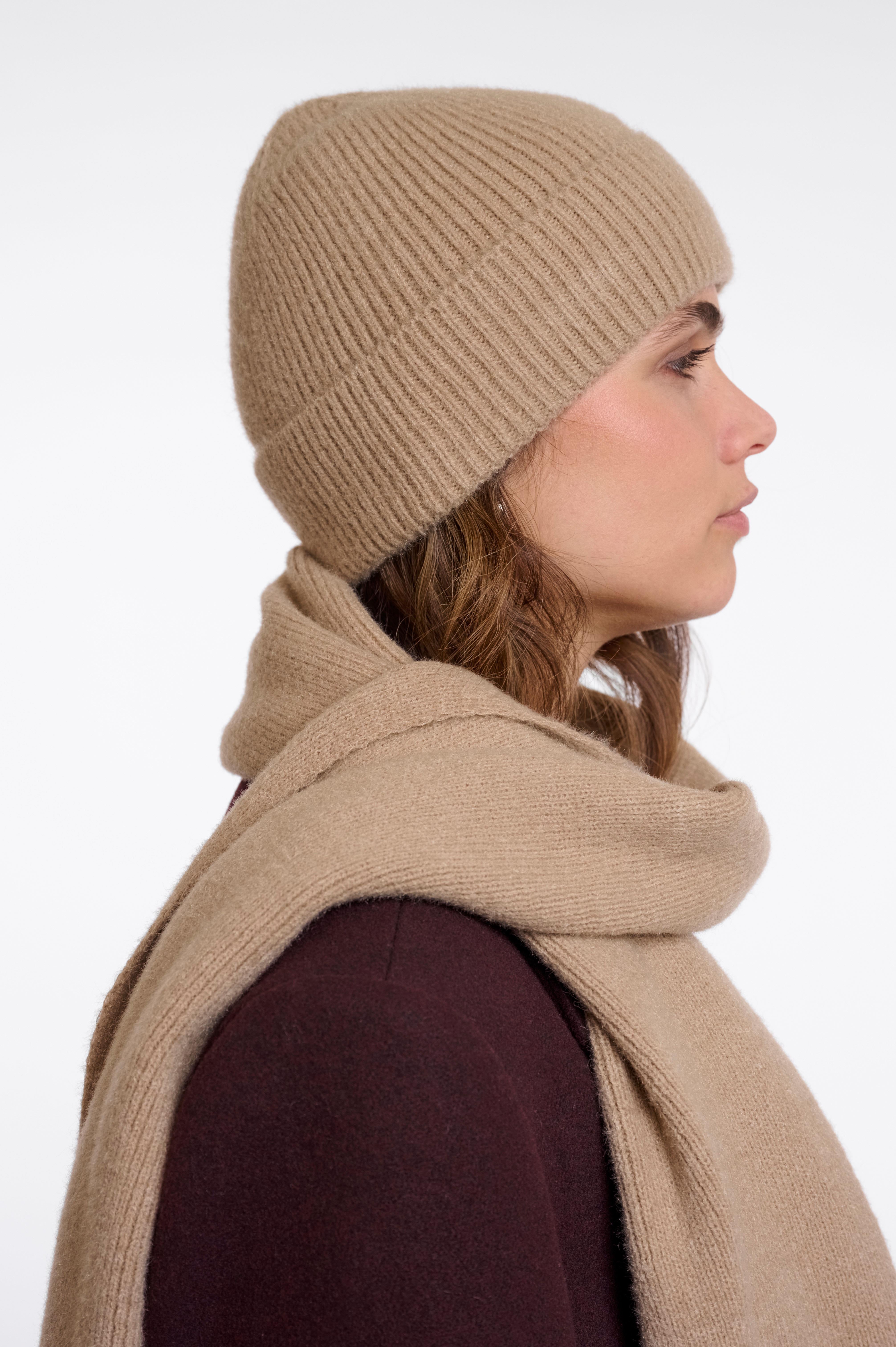Berretto donna art. Kalina Rino & Pelle Light toast