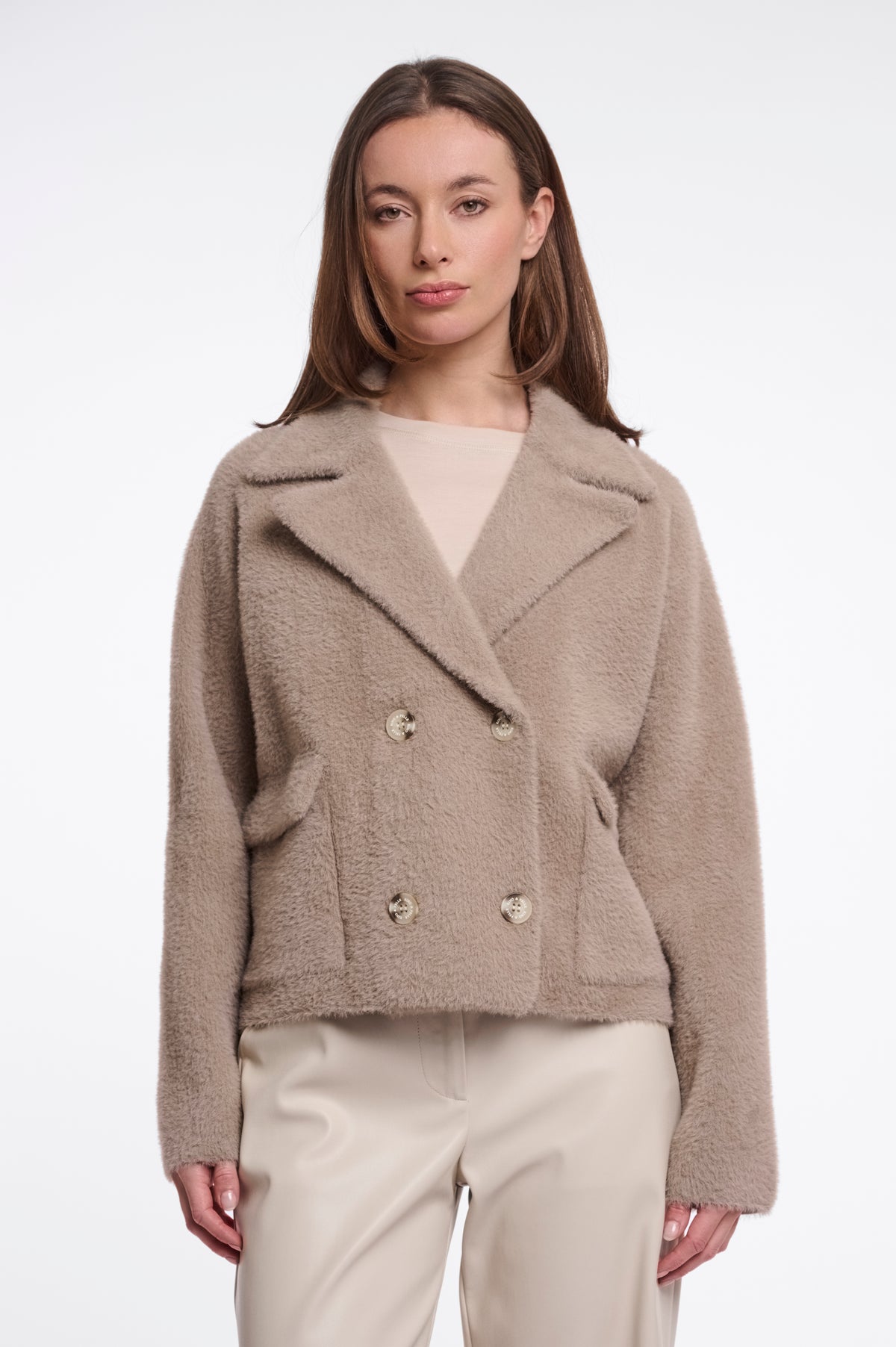 Giacca donna art. Katinka Rino & Pelle Mocha latte