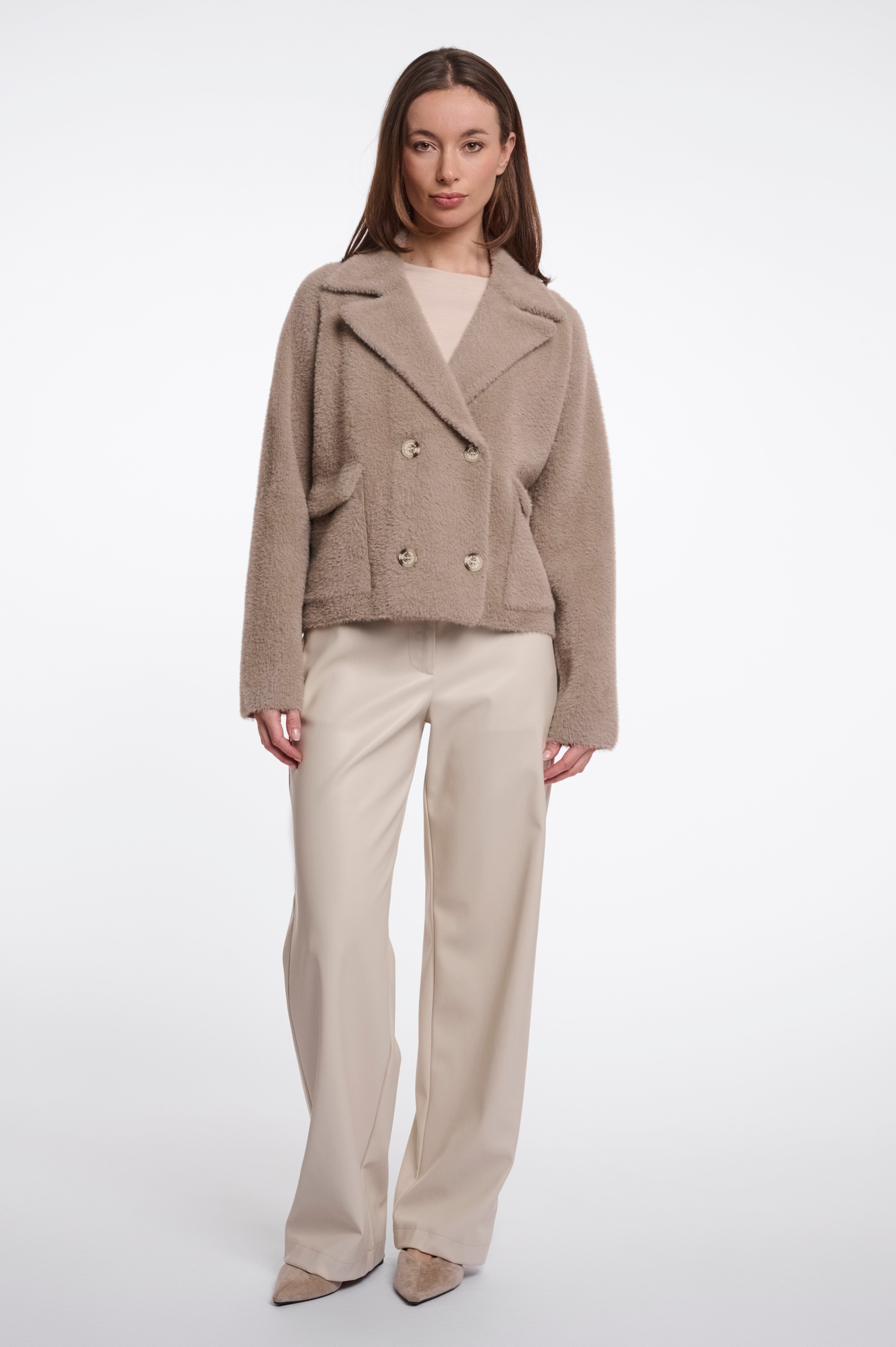 Giacca donna art. Katinka Rino & Pelle Mocha latte