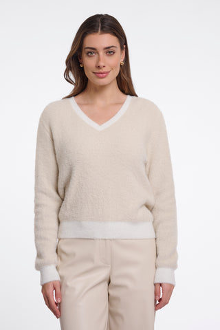Maglione donna art. Keath Rino & Pelle Birch snow