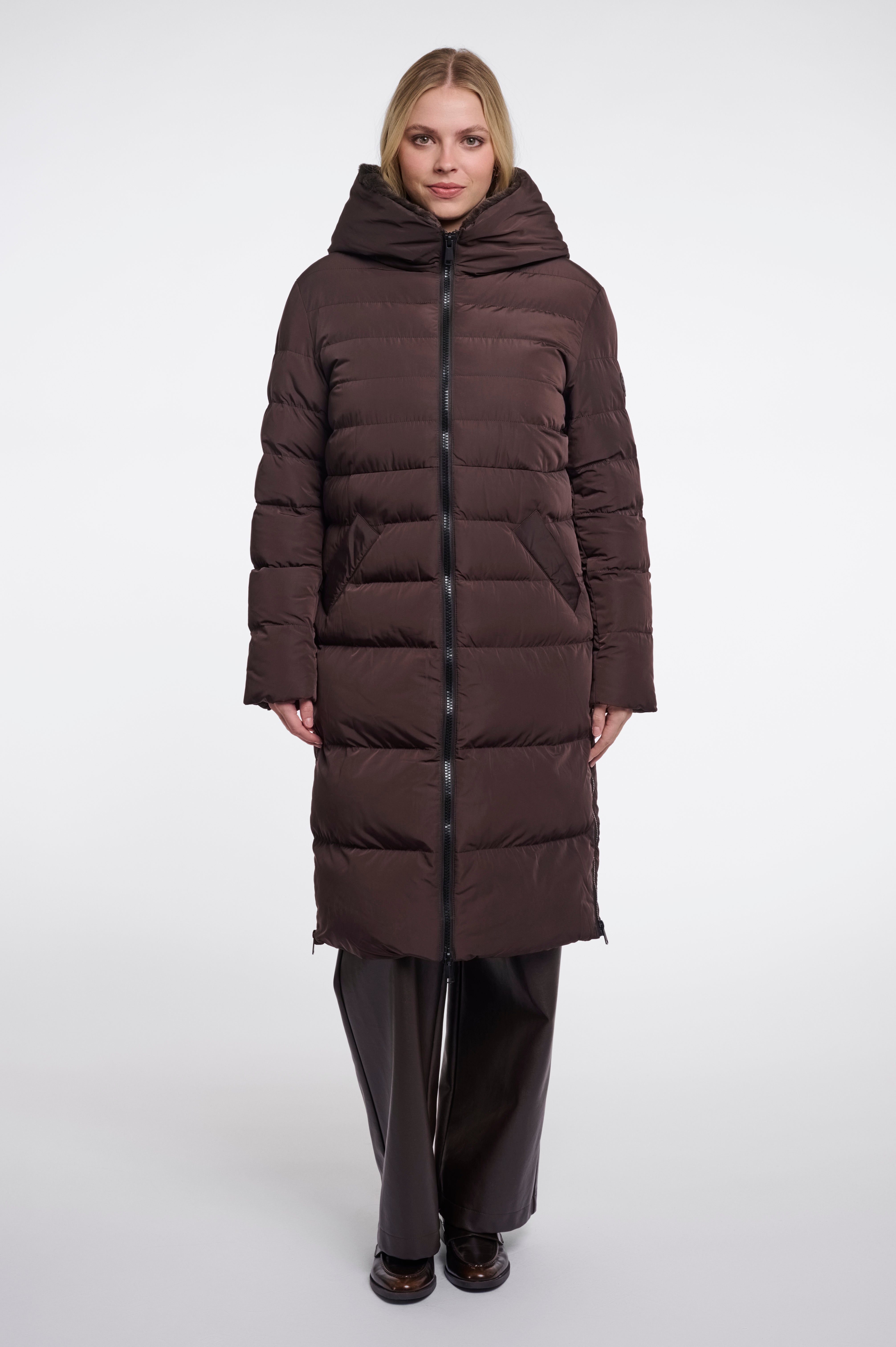 Cappotto donna art. Keilafur Rino & Pelle Peated