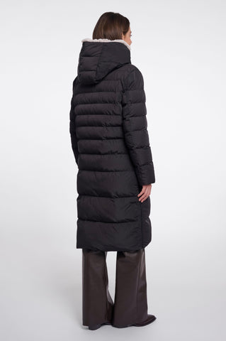 Cappotto donna art. Keilafur Rino & Pelle Black stone