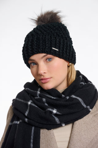 Berretto donna art. Kevina Rino & Pelle Black