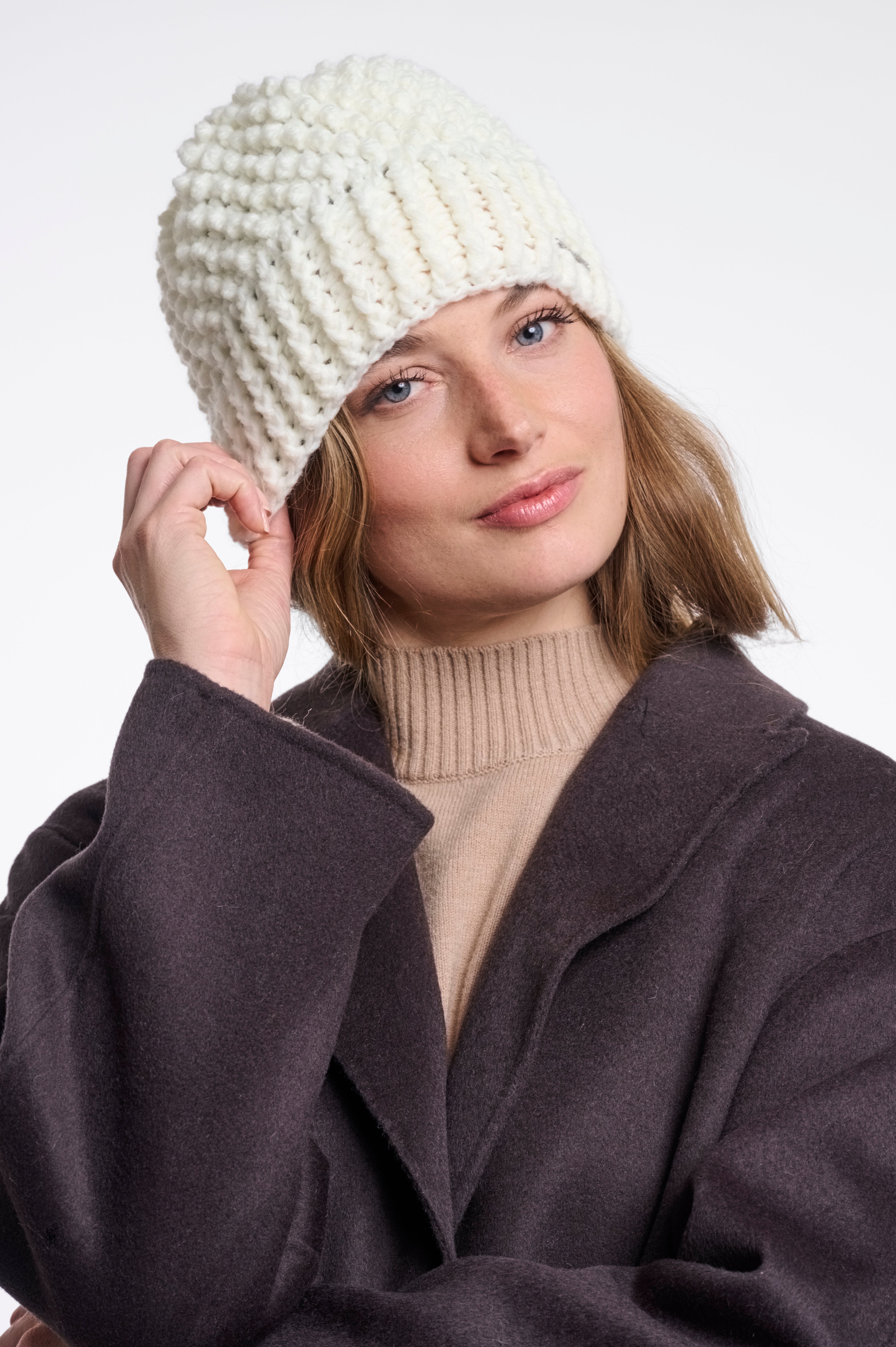 Berretto donna art. Kevina Rino & Pelle Snow white
