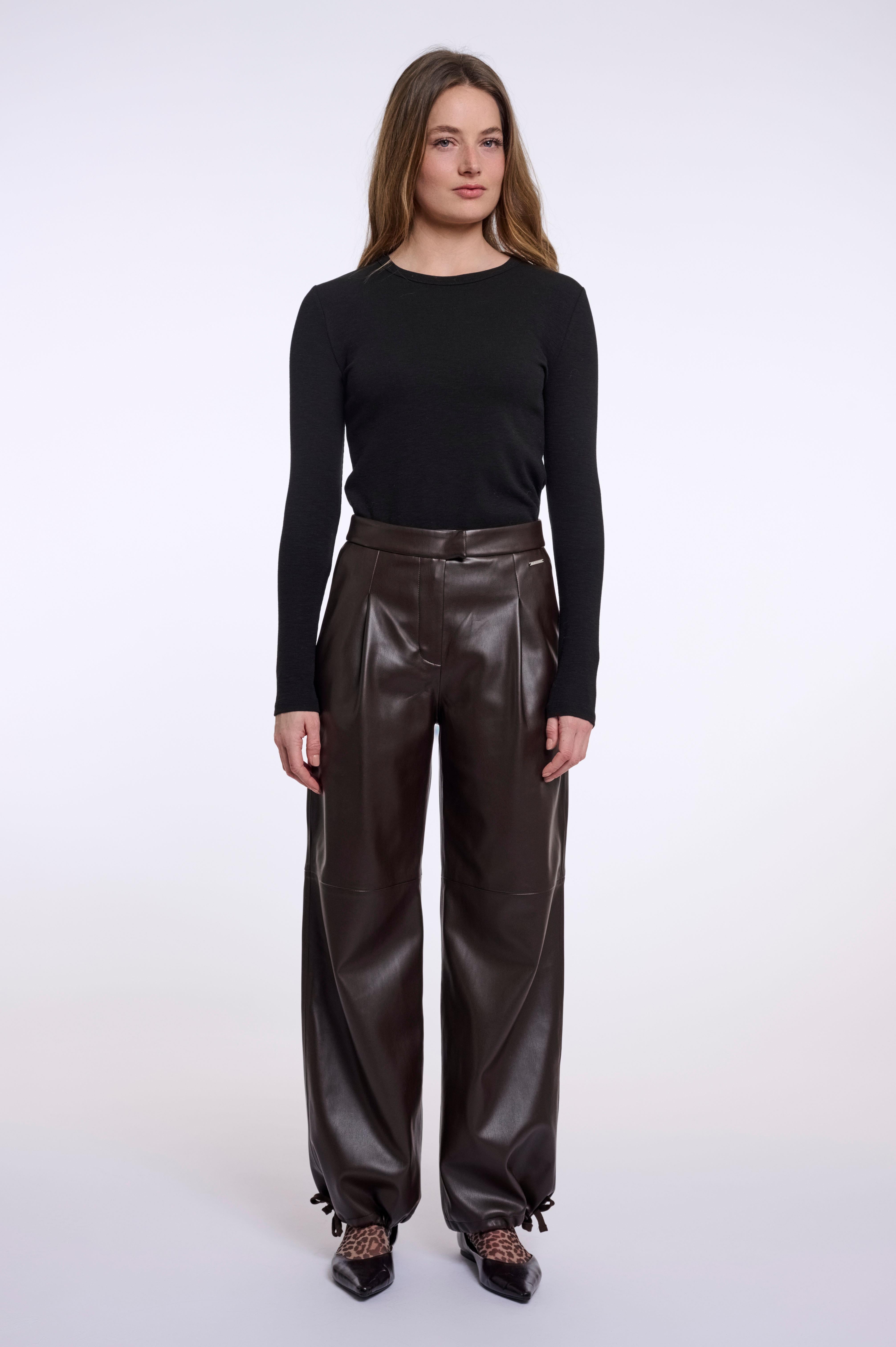 Pantaloni donna art. Khaoula regular Rino & Pelle Peated