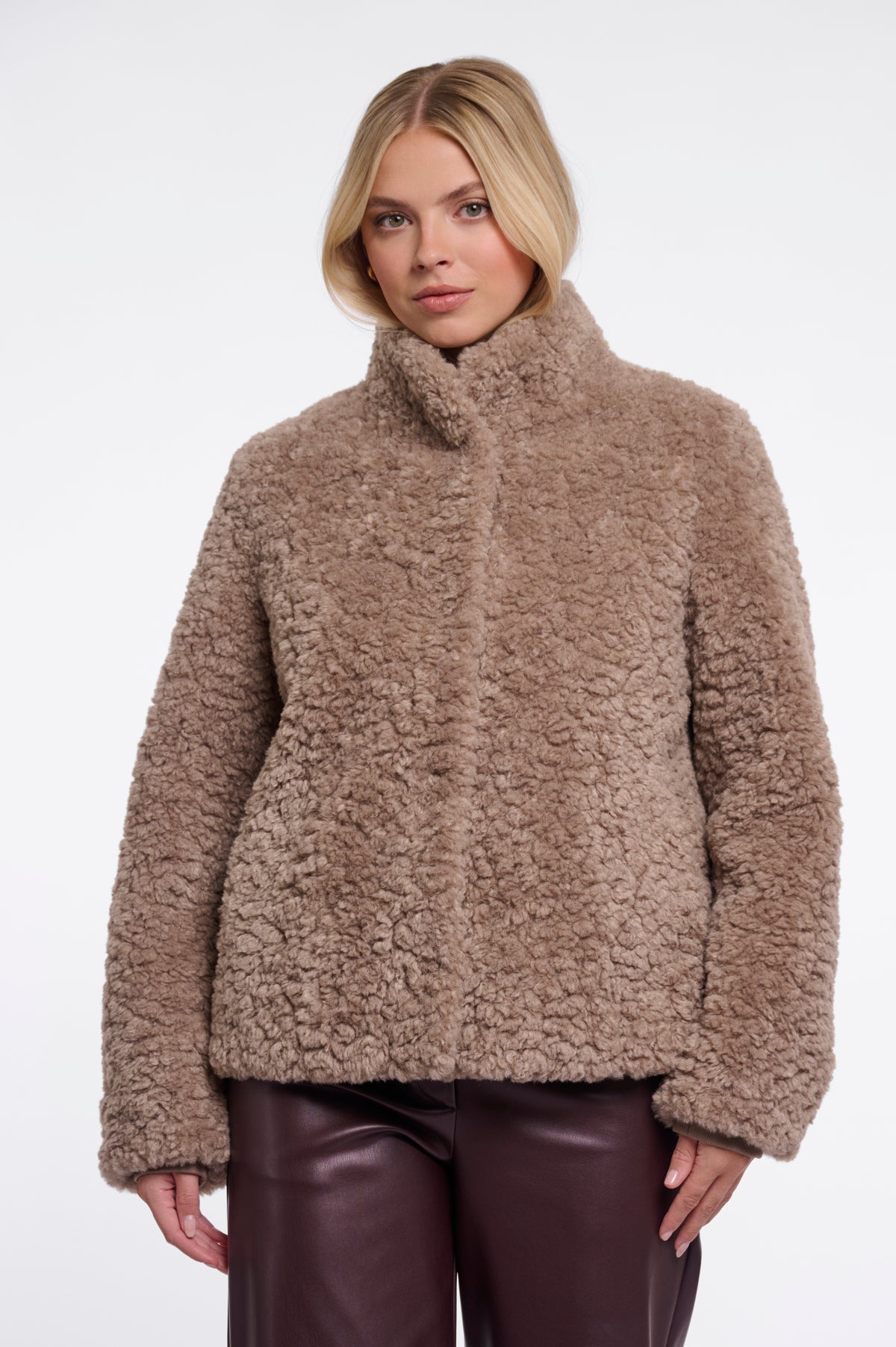 Giacca donna art. Kion Rino & Pelle Mocha latte