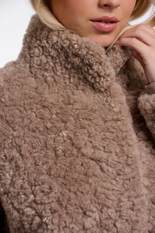 Giacca donna art. Kion Rino & Pelle Mocha latte