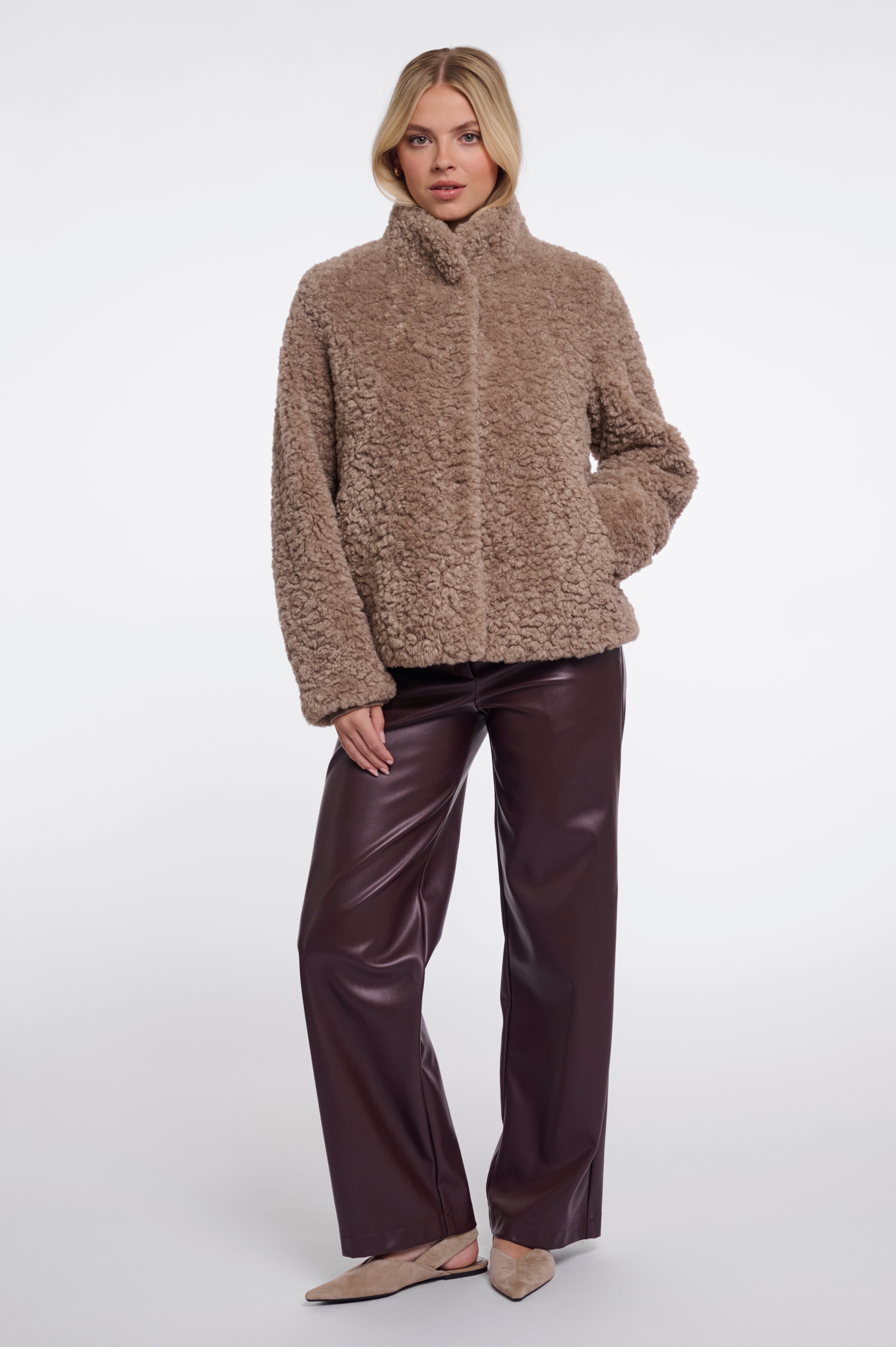 Giacca donna art. Kion Rino & Pelle Mocha latte