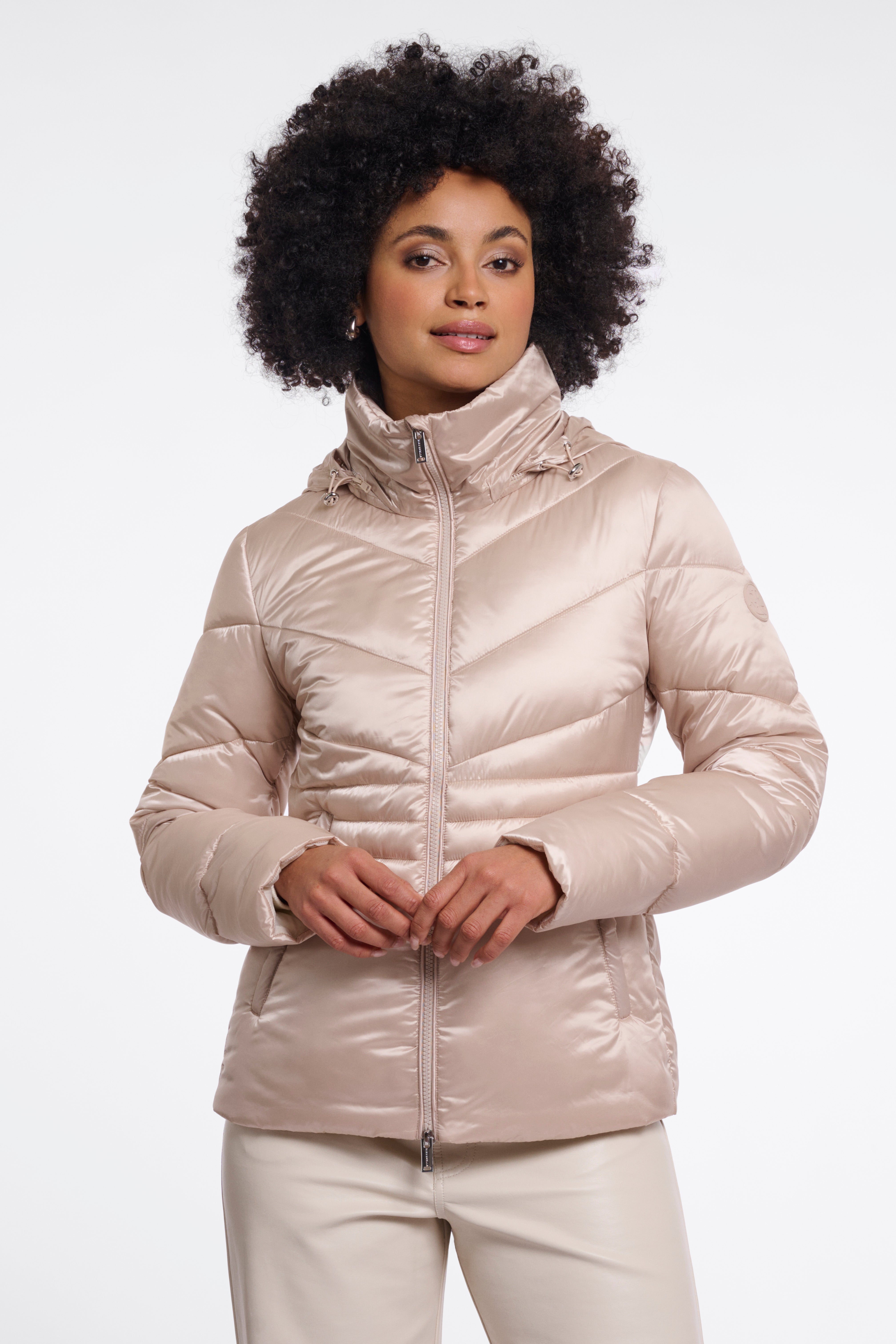 Piumino donna art. Kirana Rino & Pelle Oat