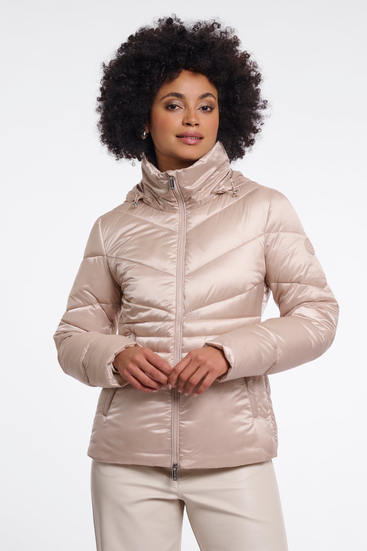 Piumino donna art. Kirana Rino & Pelle Oat