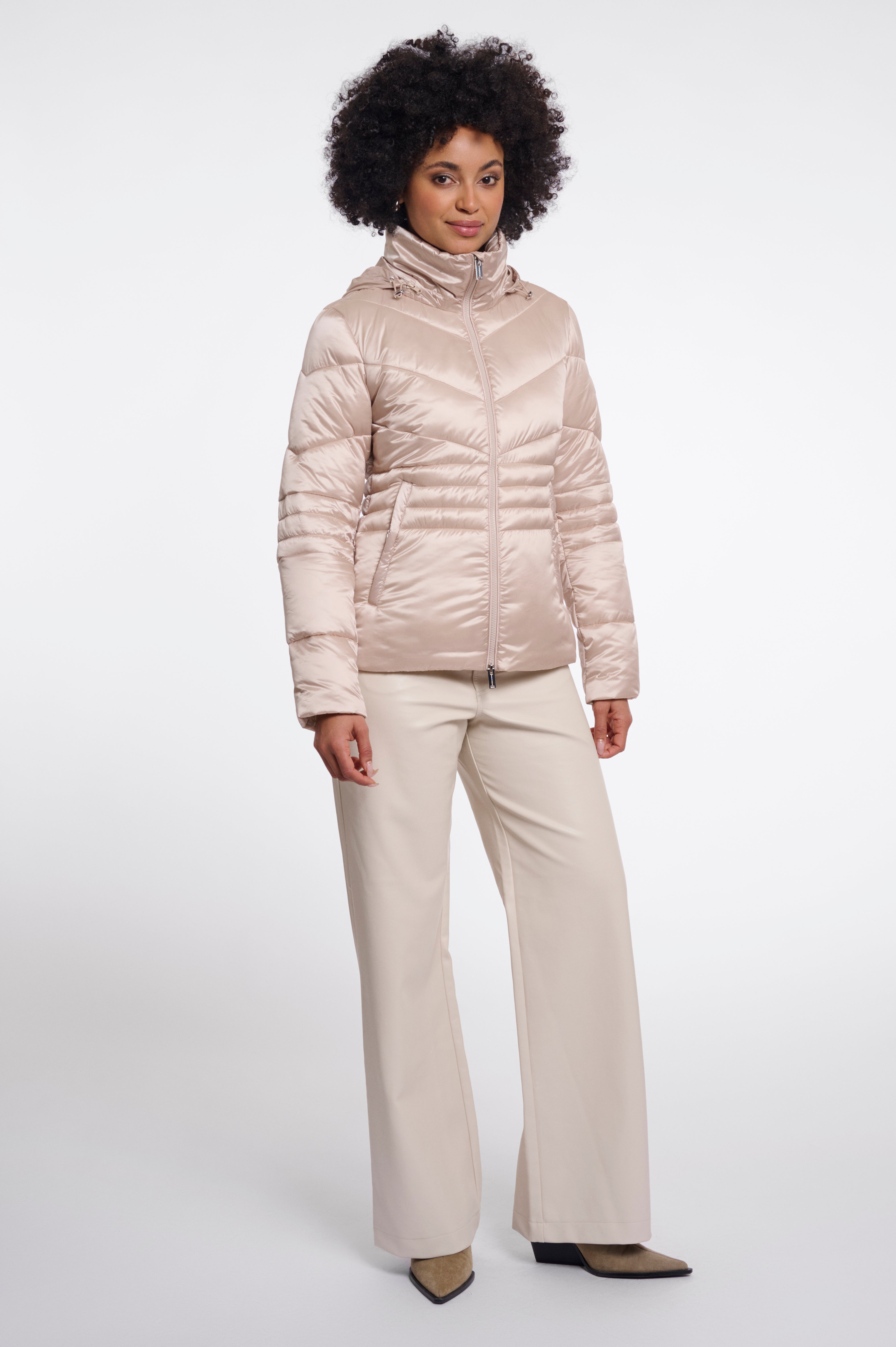 Piumino donna art. Kirana Rino & Pelle Oat