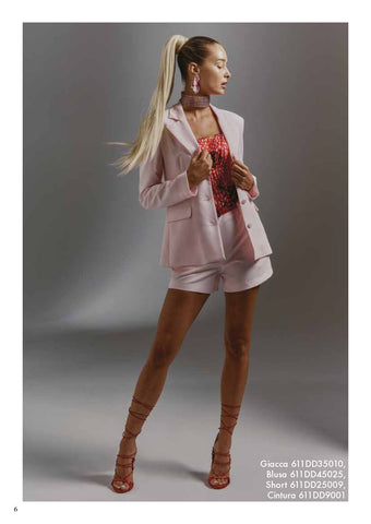 Shorts con ricamo - art. 611DD25009 - Denny Rose Primavera Estate 2026