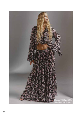 Gonna lunga donna - art. 611DD75011 - Denny Rose Primavera Estate 2026