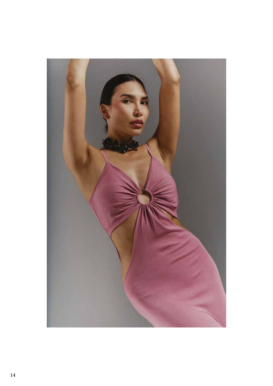 Abito lungo donna - art. 611DD13003 - Denny Rose Primavera Estate 2026