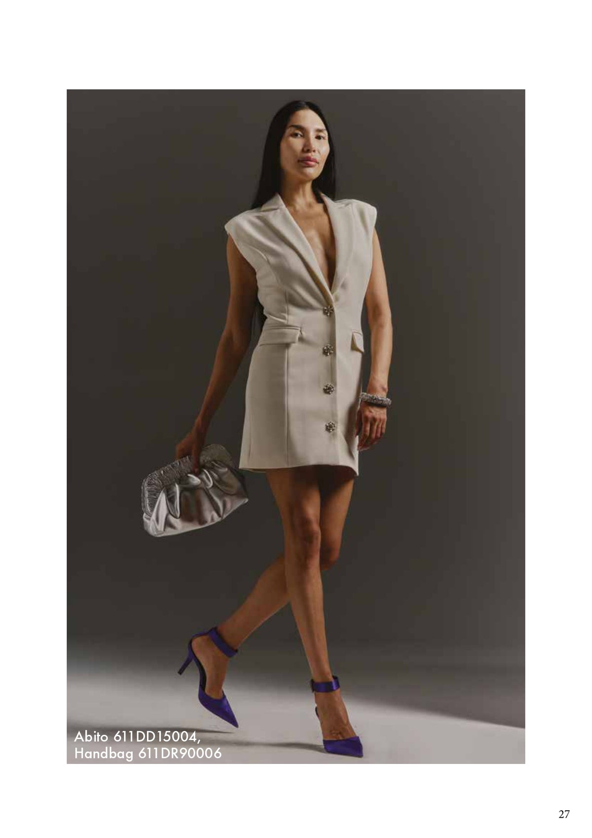 Abito smanicato donna - art. 611DD15004 - Denny Rose Primavera Estate 2026