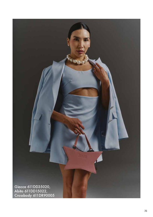 Abito corto donna - art. 611DD15022 - Denny Rose Primavera Estate 2026