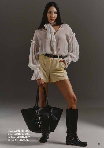 Shorts con ricamo donna - art. 611DD25009 - Denny Rose Primavera Estate 2026