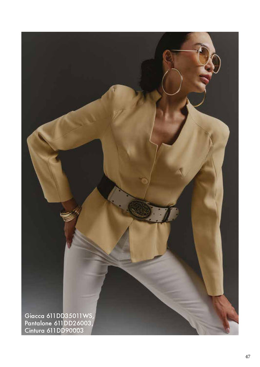 Giacca blazer donna - art. 611DD35011WS - Denny Rose Primavera Estate 2026