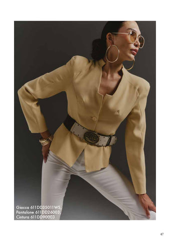 Giacca blazer donna - art. 611DD35011WS - Denny Rose Primavera Estate 2026