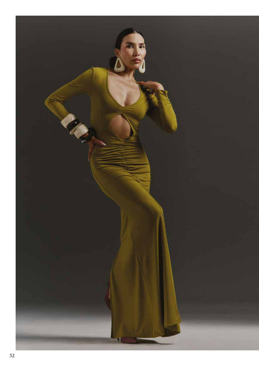 Abito lungo donna - art. 611DD14003 - Denny Rose Primavera Estate 2026