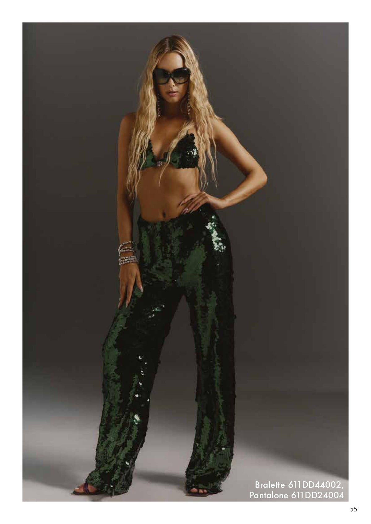 Pantalone lungo donna - art. 611DD24004 - Denny Rose Primavera Estate 2026