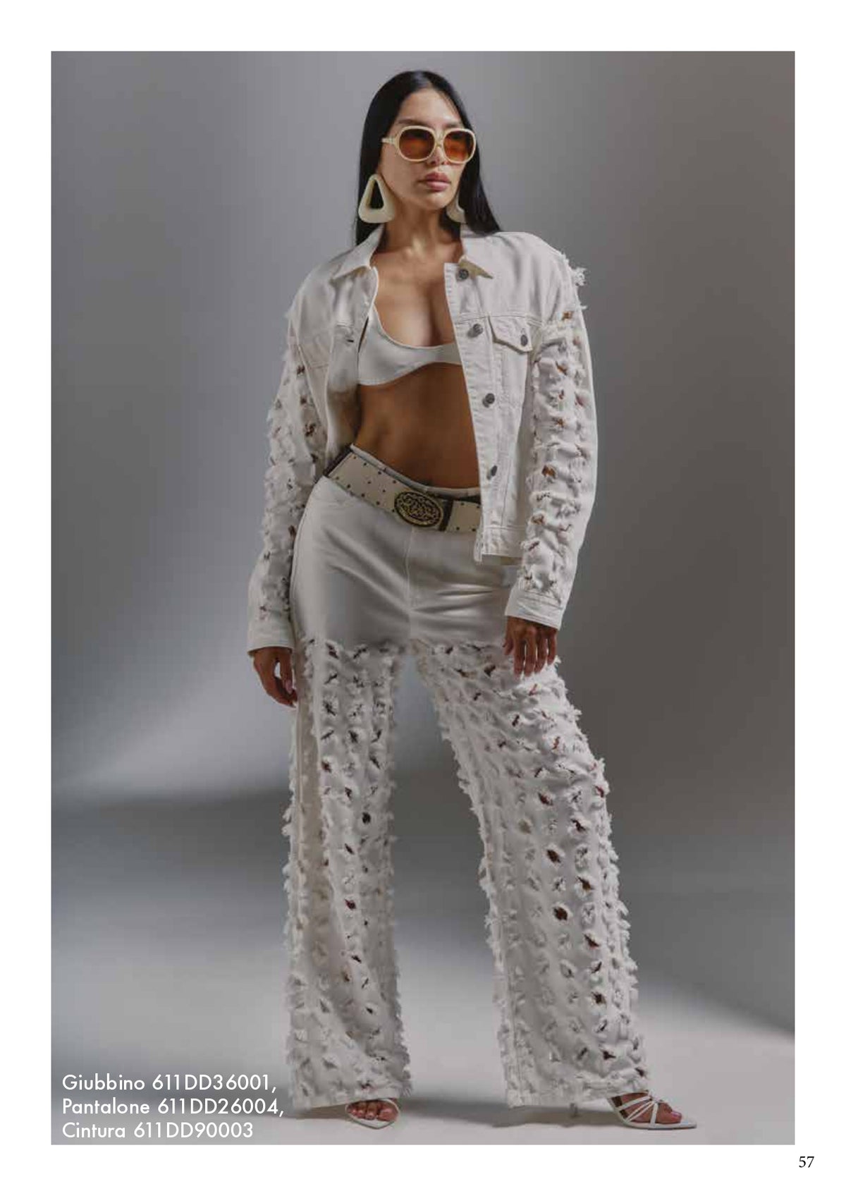 Pantalone in denim donna - art. 611DD26004 - Denny Rose Primavera Estate 2026