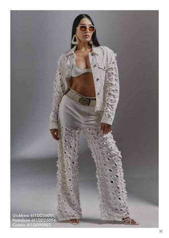 Pantalone in denim donna - art. 611DD26004 - Denny Rose Primavera Estate 2026