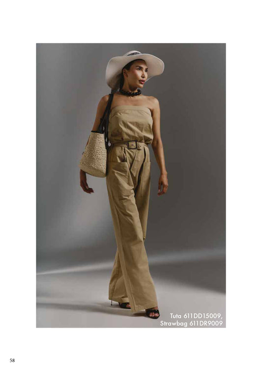 Tuta con cintura donna - art. 611DD15009 - Denny Rose Primavera Estate 2026