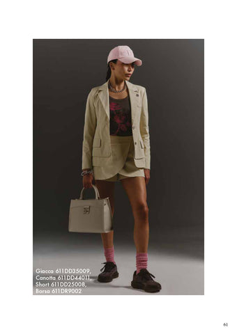 Borsa shopper bag donna - art. 611DR90002 - Denny Rose Primavera Estate 2026