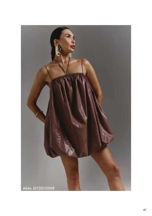 Abito corto a pallocino donna - art. 611DD15008 - Denny Rose Primavera Estate 2026