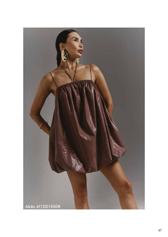 Abito corto a pallocino donna - art. 611DD15008 - Denny Rose Primavera Estate 2026